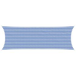 Voile d'ombre Bleu et Blanc 2 x 6 m HDPE