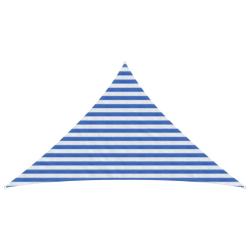 Voile d'ombre Bleu et Blanc 2,5 x 2,5 x 3,5 m HDPE