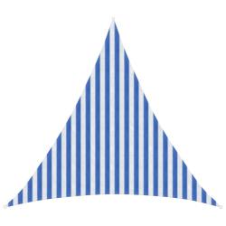 Voile d'ombre Bleu et Blanc 3 x 3 x 3 m HDPE