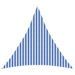 Voile d'ombre Bleu et Blanc 3,6 x 3,6 x 3,6 m HDPE