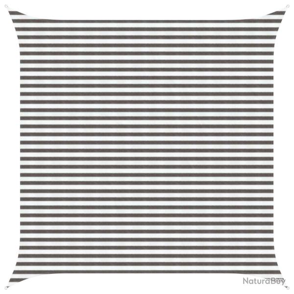 Voile d'ombre Gris clair et blanc 4 x 4 m HDPE