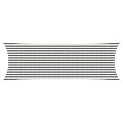 Voile d'ombre Gris clair et blanc 2 x 6 m HDPE