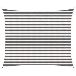 Voile d'ombre Gris clair et blanc 2,5 x 4 m HDPE