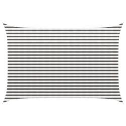 Voile d'ombre Gris clair et blanc 3 x 5 m HDPE