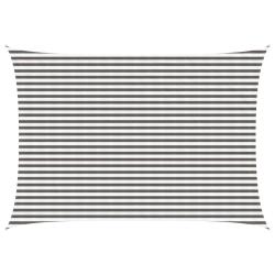 Voile d'ombre Gris clair et blanc 3,5 x 4,5 m HDPE