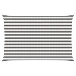 Voile d'ombre Gris clair et blanc 4 x 5 m HDPE