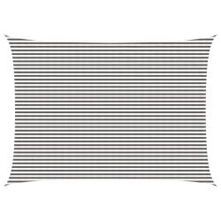 Voile d'ombre Gris clair et blanc 5 x 8 m HDPE