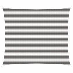 Voile d'ombre Gris clair et blanc 6 x 7 m HDPE