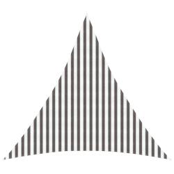 Voile d'ombre Gris clair et blanc 4 x 4 x 4 m HDPE
