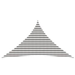 Voile d'ombre Gris clair et blanc 4 x 4 x 5,8 m HDPE
