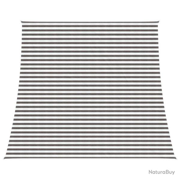 Voile d'ombre Gris clair et blanc 4 / 5 x 4 m HDPE