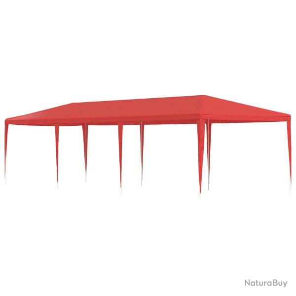 Tente de f�te Rouge 900 x 300 x 255 cm PE et acier
