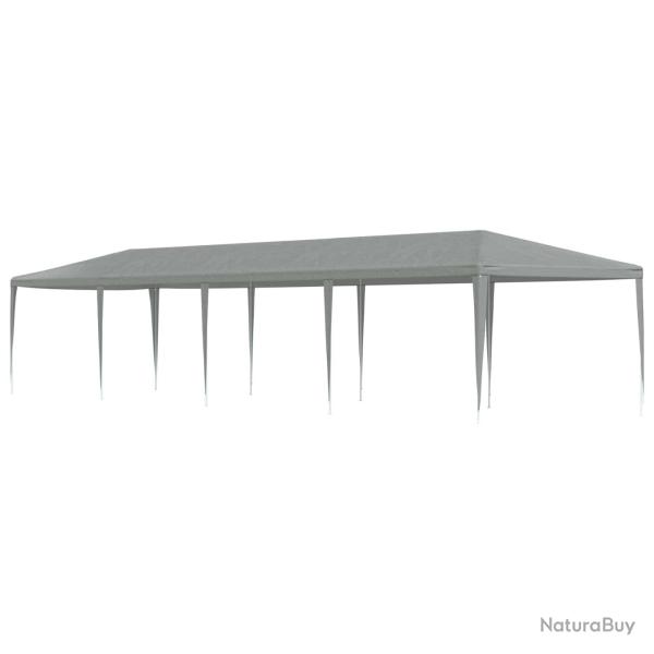 Tente de f�te Gris clair 1200 x 300 x 255 cm PE et acier