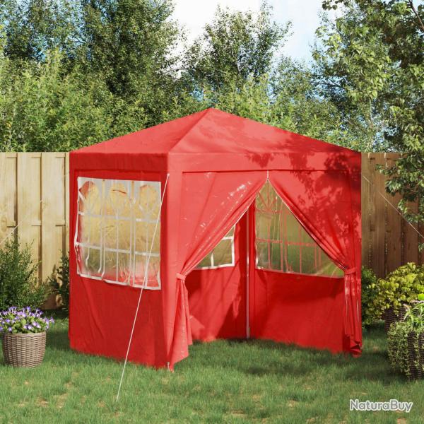 Tente de f�te Rouge 200 x 200 x 240 cm PE et acier