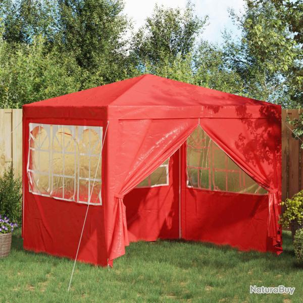 Tente de f�te Rouge 250 x 250 x 240 cm PE et acier