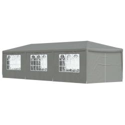 Tente de f&ecirc;te 900 x 300 x 255 cm Gris clair PE et acier