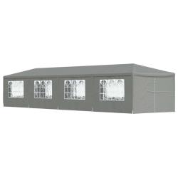 Tente de f&ecirc;te 1200 x 300 x 255 cm Gris clair PE et acier