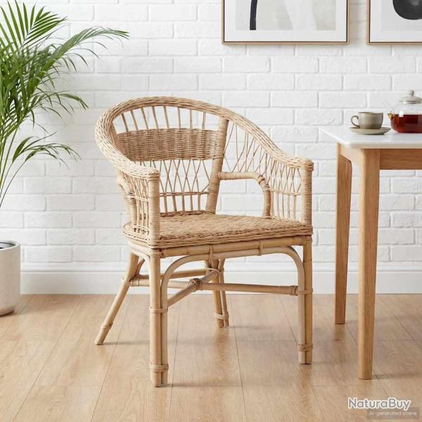 Chaise empilable Naturel 60 x 60 x 81 cm Rotin