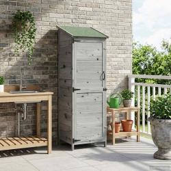 Abri de Gris 59,5 x 56 x 176,5 cm Bois de Sapin Massif