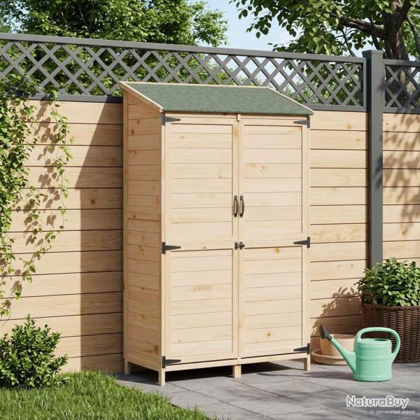 Abri de Naturel 106,5 x 56 x 176 cm Bois de Sapin Massif