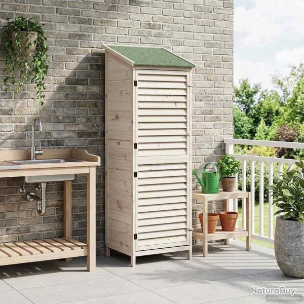Abri de Blanc 59 x 56 x 176 cm Bois de Sapin Massif