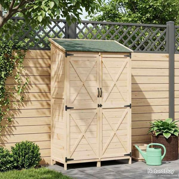 Abri de Naturel 106 x 56 x 176,5 cm Bois de Sapin Massif