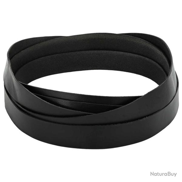 Sangle en Cuir Noir 500 x 2,5 cm Cuir