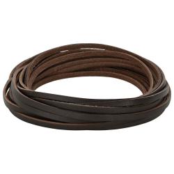 Sangle en Cuir Marron fonc&eacute; 200 x 0,3 cm Cuir