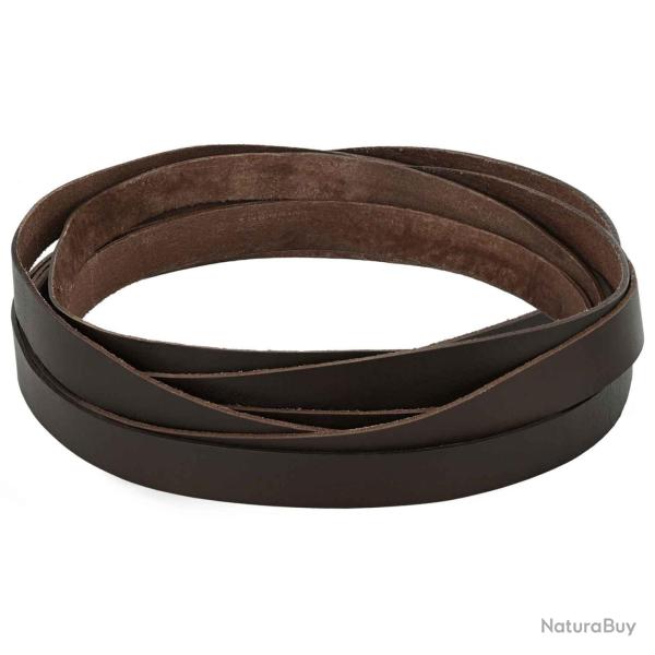 Sangle en Cuir Marron fonc� 200 x 1 cm Cuir