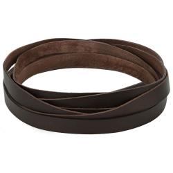 Sangle en Cuir Marron fonc&eacute; 1000 x 2 cm Cuir