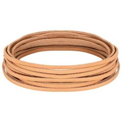 Sangle en Cuir Marron Clair 200 x 0,3 cm Cuir