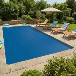Couverture de piscine solaire extra &eacute;paisse 400 x 200 cm 400 um