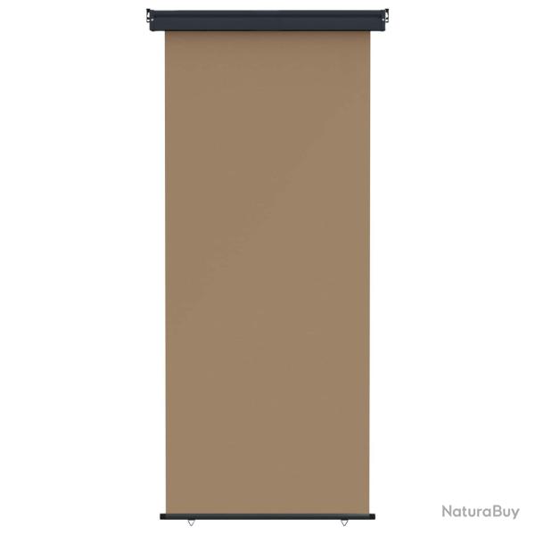 Store lat�ral de balcon 60 x 250 cm 100% polyester fer acier