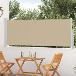 Store lat&eacute;ral r&eacute;tractable Beige 300 x 100 cm Polyester