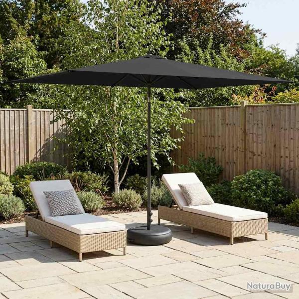 Parasol de avec base 200 x 300 cm Polyester