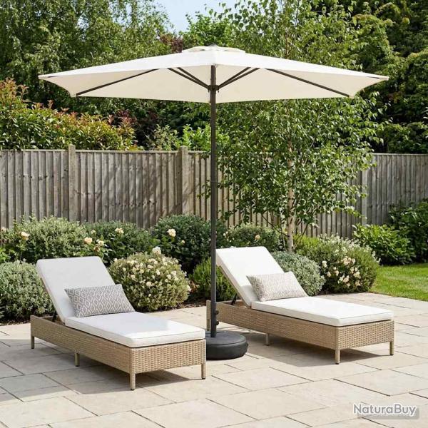 Parasol de avec base 270 x 270 cm Polyester