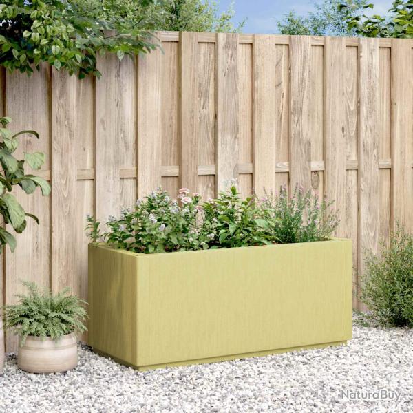 Bo�te de fleurs de Vert 80 x 36 x 35 cm PP