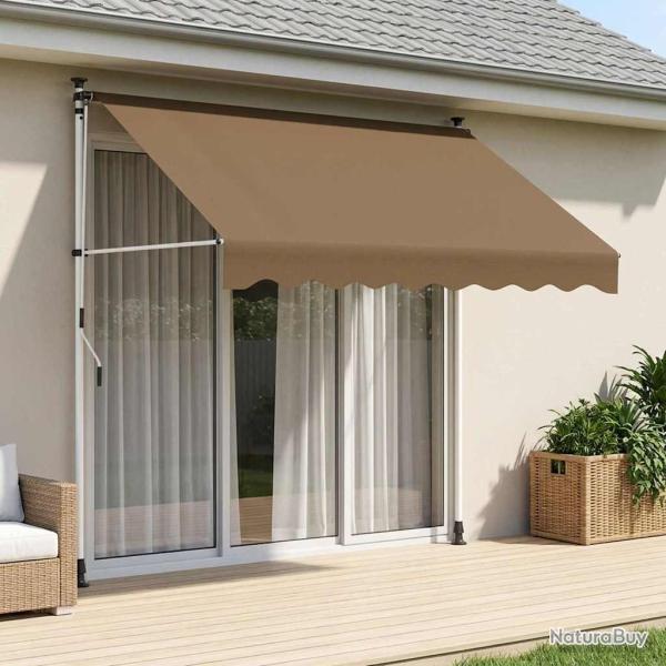 Auvent r�tractable manuel Beige 150 cm