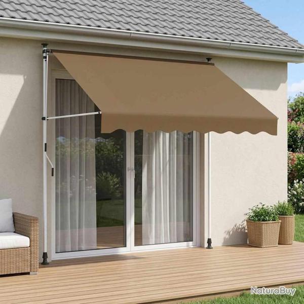 Auvent r�tractable manuel Beige 250 cm