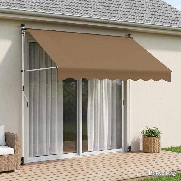 Auvent r�tractable manuel Beige 350 cm