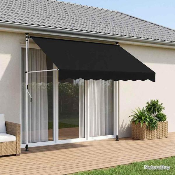 Auvent r�tractable manuel Noir 250 cm