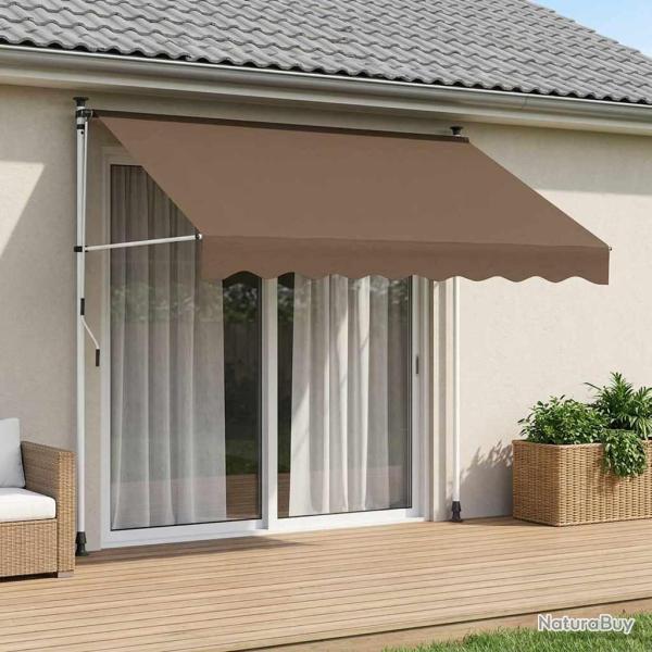 Auvent r�tractable manuel Taupe 100 cm