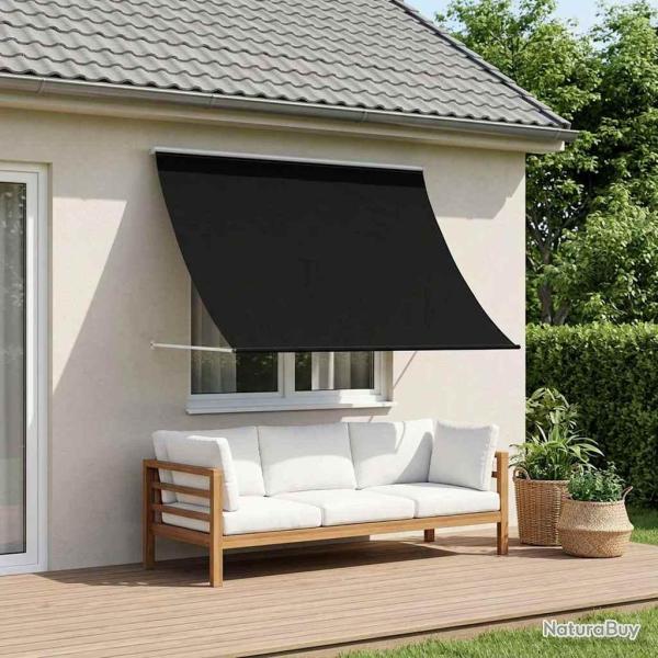 Auvent Noir 400 x 150 cm