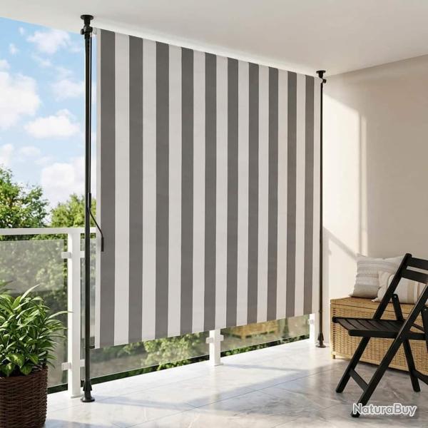 Store Roulant Ext�rieur Anthracite et blanc 120 x 270 cm