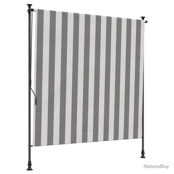 Store Roulant Ext�rieur Anthracite et blanc 150 x 270 cm