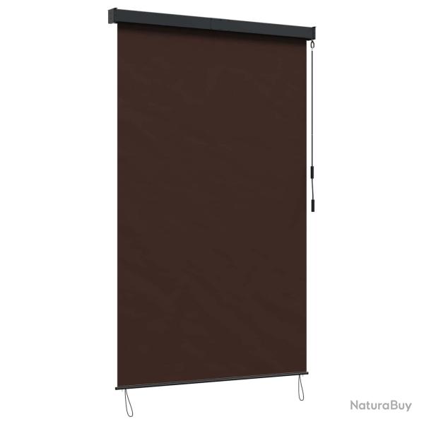 Store enrouleur Marron 80 x 250 cm Tissu et Aluminium