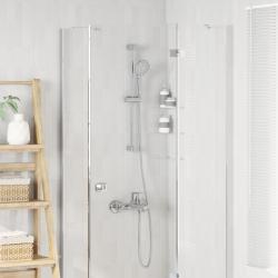 Ensemble de Syst&egrave;me de Douche Chrome 70 cm Plastic ABS