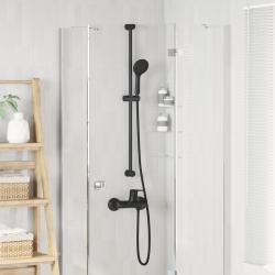 Ensemble de Syst&egrave;me de Douche Noir 100 cm Plastic ABS
