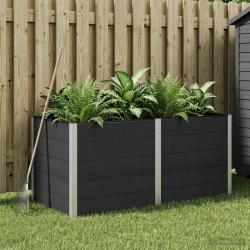 Jardini&egrave;re sur&eacute;lev&eacute;e Noir 200 x 100 x 91 cm
