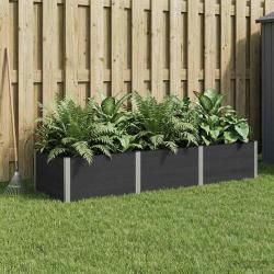 Jardini&egrave;re sur&eacute;lev&eacute;e Noir 300 x 100 x 54 cm